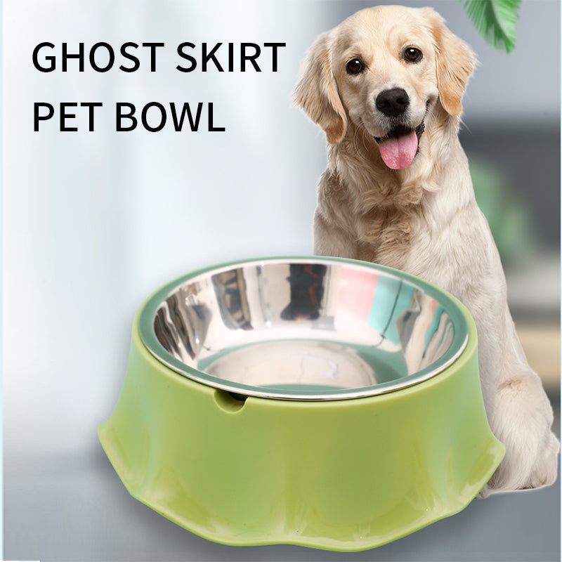 Ciotola in Acciaio Inox per Cani e Gatti – Antiscivolo (Cibo e Acqua)/Stainless Steel Pet Bowl for Cats & Dogs – Non-Slip (Food & Water)