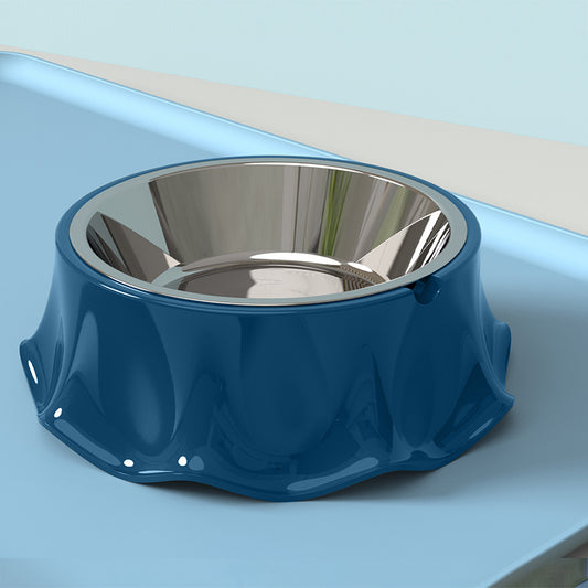 Ciotola in Acciaio Inox per Cani e Gatti – Antiscivolo (Cibo e Acqua)/Stainless Steel Pet Bowl for Cats & Dogs – Non-Slip (Food & Water)
