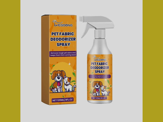 Spray Deodorante per Tessuti – Neutralizza Odori di Animali (Lunga Durata)/Pet Fabric Deodorizer Spray – Neutralizes Pet Odors (Long-Lasting Freshness)