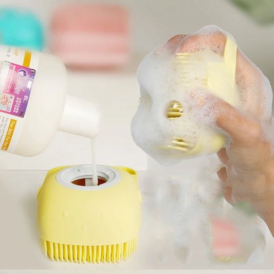 Guanto da Bagno Massaggiante per Animali – Pulizia, Relax e Cura del Pelo