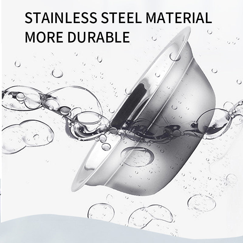 Ciotola in Acciaio Inox per Cani e Gatti – Antiscivolo (Cibo e Acqua)/Stainless Steel Pet Bowl for Cats & Dogs – Non-Slip (Food & Water)